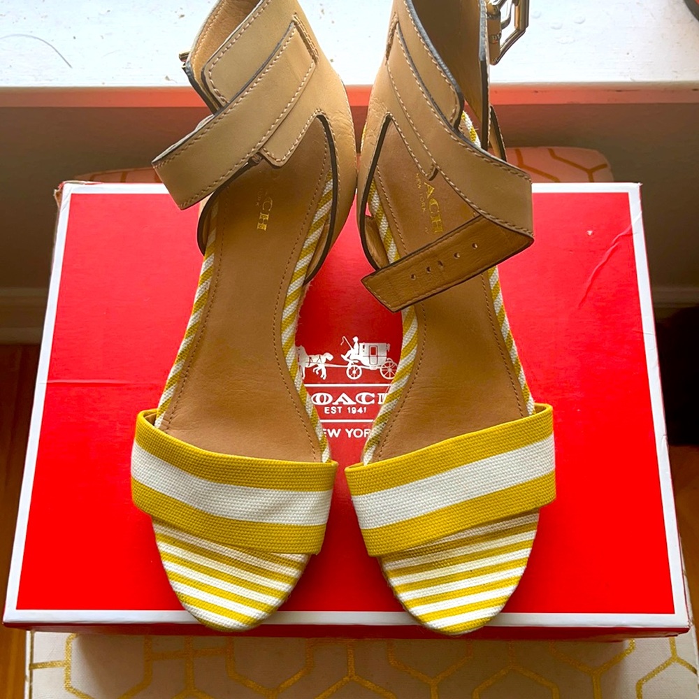 Adorable Coach Wedges